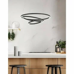 Suspension Eglo LOBINERO-Z LED Noir, 1 lumière