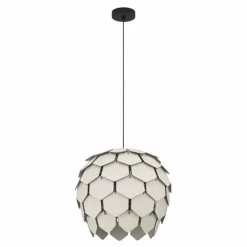 Luminaires Eglo Suspensions|Suspension Eglo MATTANZA Noir, 1 lumière