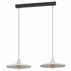 Luminaires Eglo Suspensions|Suspension Eglo MINIERE Noir, 2 lumières