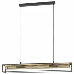 Luminaires Eglo Suspensions|Suspension Eglo NOHALES Noir, 4 lumières