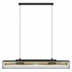 Luminaires Eglo Suspensions|Suspension Eglo NOHALES Noir, 4 lumières