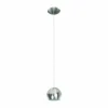 Luminaires Eglo Suspensions|Suspension Eglo PETTO LED Nickel mat, 1 lumière