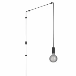 Luminaires Eglo Suspensions|Suspension Eglo PINETINA Noir, 1 lumière