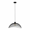 Luminaires Eglo Suspensions|Suspension Eglo POMPEYA Noir, 1 lumière