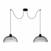 Luminaires Eglo Suspensions|Suspension Eglo POMPEYA Noir, 2 lumières