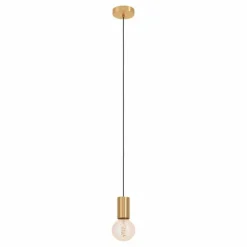 Luminaires Eglo Suspensions|Suspension Eglo POZUETA Laiton, 1 lumière