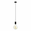 Luminaires Eglo Suspensions|Suspension Eglo POZUETA Noir, 1 lumière