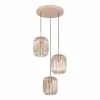 Luminaires Eglo Suspensions|Suspension Eglo ROMAZZINA Sable, 3 lumières