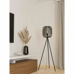 Luminaires Eglo Lampadaires Et Lampes Sur Pied|Suspension Eglo ROMAZZINA Sable, 1 lumière
