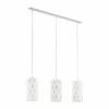 Luminaires Eglo Suspensions|Suspension EGLO RONSECCO Blanc, 3 lumières