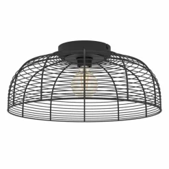 Luminaires Eglo Suspensions|Suspension Eglo ROUNDHAM Laiton, Noir, 1 lumière