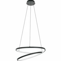 Luminaires Eglo Éclairage Led|Suspension Eglo RUOTALE LED Noir, 1 lumière