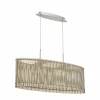 Luminaires Eglo Suspensions|Suspension Eglo SENDERO Nickel mat, 2 lumières