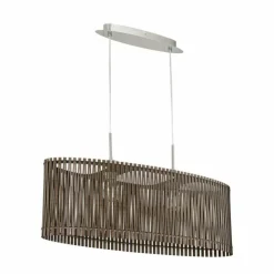 Luminaires Eglo Suspensions|Suspension Eglo SENDERO Nickel mat, 2 lumières