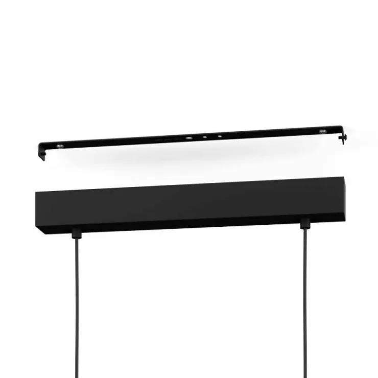 Luminaires Eglo Éclairage Led|Suspension Eglo SIBERIA LED Noir, 1 lumière, Télécommandes