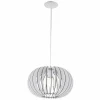Luminaires Eglo Suspensions|Suspension Eglo STELLATO Blanc, 1 lumière