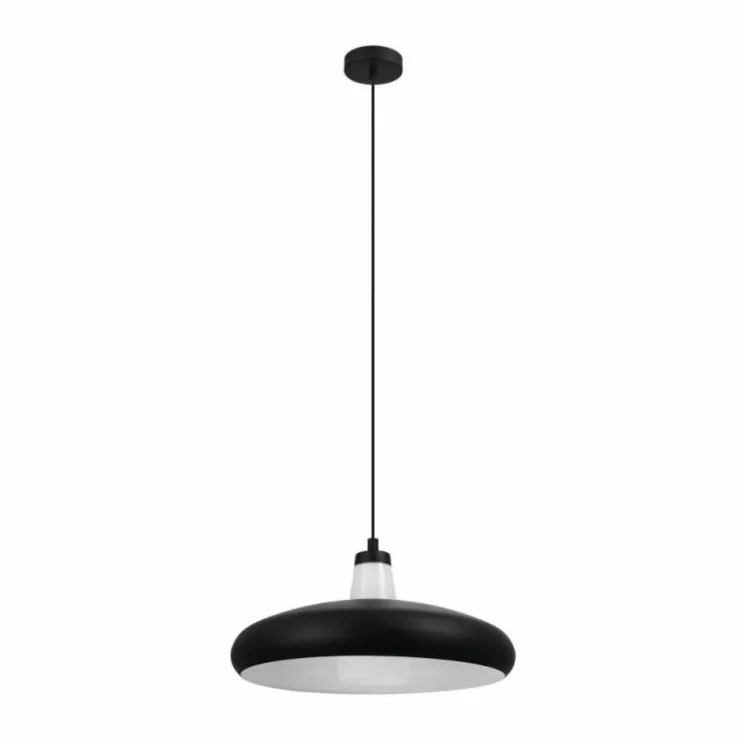 Luminaires Eglo Éclairage Led|Suspension Eglo TABANERA-C LED Noir, Blanc, 1 lumière