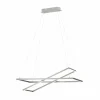 Luminaires Eglo Suspensions|Suspension Eglo TAMASERA LED Nickel mat, 2 lumières