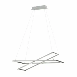 Luminaires Eglo Suspensions|Suspension Eglo TAMASERA LED Nickel mat, 2 lumières