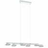 Luminaires Eglo Éclairage Led|Suspension Eglo TARUGA LED Chrome, 6 lumières