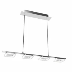 Luminaires Eglo Éclairage Led|Suspension Eglo TORRETTA LED Nickel mat, 4 lumières