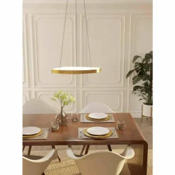 Luminaires Eglo Éclairage Led|Suspension Eglo VALLEROSA LED Laiton, 1 lumière