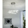 Luminaires Eglo Éclairage Led|Suspension Eglo VARRAZO LED Chrome, Aspect cristal, 1 lumière