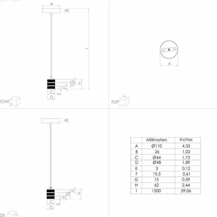 Luminaires Eglo Suspensions|Suspension Eglo YORTH Nickel mat, Noir, 1 lumière