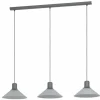 Luminaires Eglo Suspensions|Suspension Eglo-Leuchten ABREOSA Gris, Noir, 3 lumières