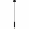 Luminaires Eglo Suspensions|Suspension Eglo-Leuchten BUTRANO LED Noir, Argenté, 1 lumière
