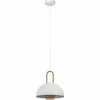 Luminaires Eglo Suspensions|Suspension Eglo-Leuchten CALMANERA Laiton, Blanc, 1 lumière