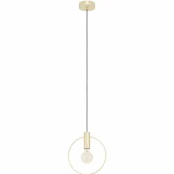 Luminaires Eglo Suspensions|Suspension Eglo-Leuchten MANIZALES Laiton, 1 lumière