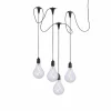 Suspension extérieur Leuchten-Direkt ENNI LED Noir, 4 lumières
