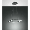 Luminaires Fabas Luce Éclairage Led|Suspension Fabas Luce Bard LED Anthracite, 1 lumière