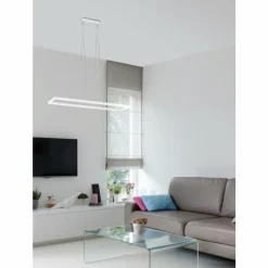 Luminaires Fabas Luce Éclairage Led|Suspension Fabas Luce Bard LED Blanc, 1 lumière