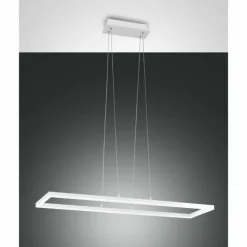 Luminaires Fabas Luce Éclairage Led|Suspension Fabas Luce Bard LED Blanc, 1 lumière