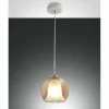 Luminaires Fabas Luce Suspensions|Suspension Fabas Luce Bretagna Blanc, 1 lumière
