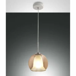 Luminaires Fabas Luce Suspensions|Suspension Fabas Luce Bretagna Blanc, 1 lumière