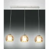 Luminaires Fabas Luce Suspensions|Suspension Fabas Luce Bretagna Blanc, 3 lumières