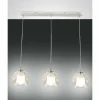 Luminaires Fabas Luce Suspensions|Suspension Fabas Luce Bretagna Blanc, 3 lumières