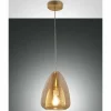 Suspension Fabas Luce Britton Laiton, 1 lumière