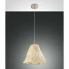 Luminaires Fabas Luce Suspensions|Suspension Fabas Luce Crumple Blanc, 1 lumière
