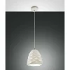 Luminaires Fabas Luce Suspensions|Suspension Fabas Luce Duchessa Blanc, 1 lumière