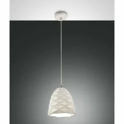 Luminaires Fabas Luce Suspensions|Suspension Fabas Luce Duchessa Blanc, 1 lumière