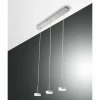 Luminaires Fabas Luce Éclairage Led|Suspension Fabas Luce Dunk LED Aluminium, 3 lumières