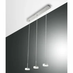 Luminaires Fabas Luce Éclairage Led|Suspension Fabas Luce Dunk LED Aluminium, 3 lumières