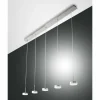 Luminaires Fabas Luce Éclairage Led|Suspension Fabas Luce Dunk LED Aluminium, 5 lumières