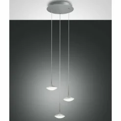 Luminaires Fabas Luce Éclairage Led|Suspension Fabas Luce Hale LED Aluminium, 3 lumières