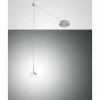 Luminaires Fabas Luce Éclairage Led|Suspension Fabas Luce Isabella LED Chrome, Nickel mat, 1 lumière