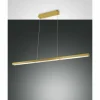 Luminaires Fabas Luce Suspensions|Suspension Fabas Luce Ling LED Laiton, 1 lumière